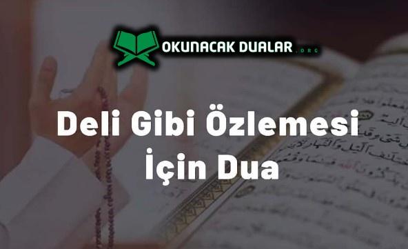 Deli Gibi Özlemesi İçin Okunacak Etkili Dua